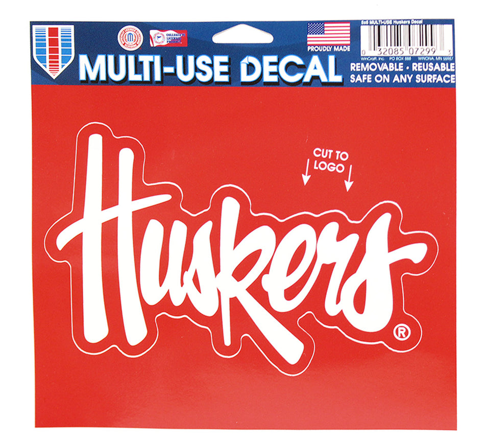 Huskers Multi-Use Decal