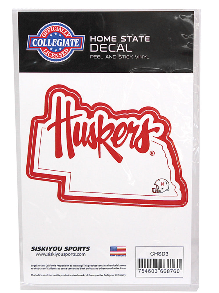 Nebraska State Outline Decal