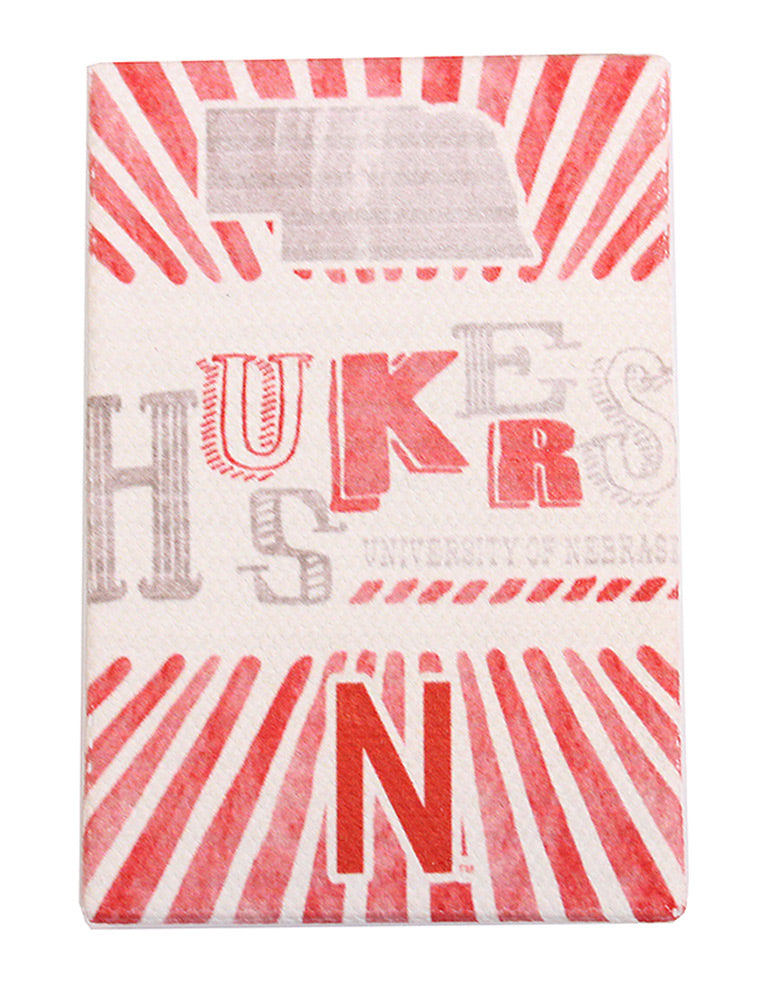 Huskers Shine Fridge Magnet