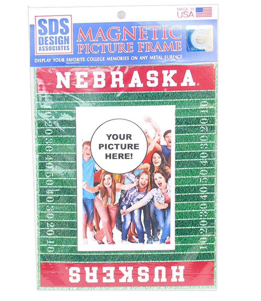 Nebraska Huskers Field Picture Frame Magnet