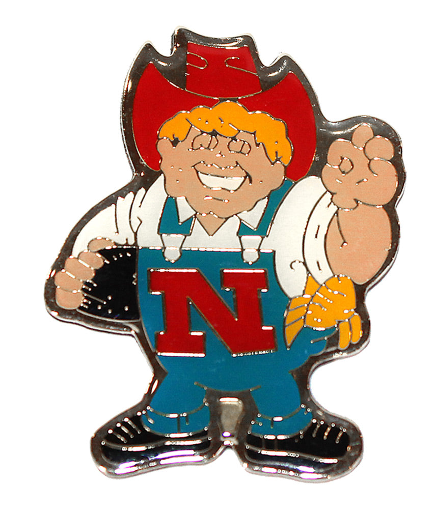 Herbie Husker Brass Magnet