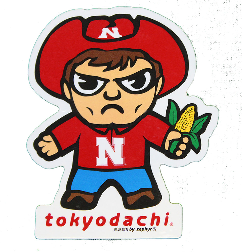 Herbie Husker Tokyodachi Sticker
