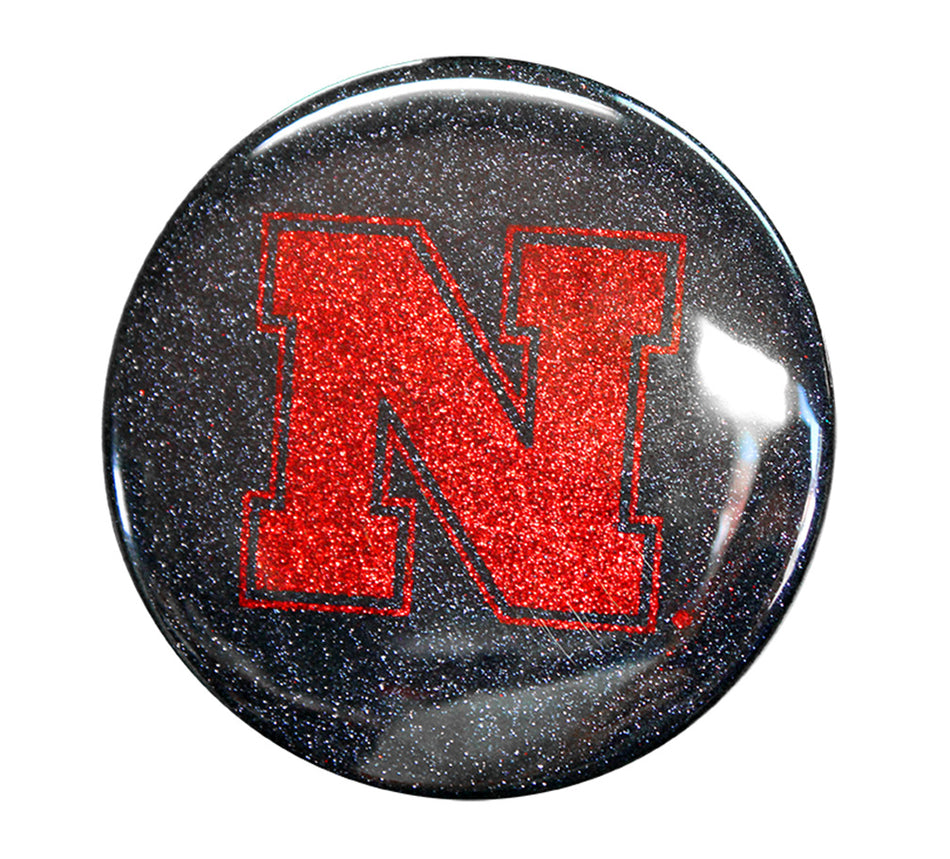 Nebraska Iron N Glitter Magnet