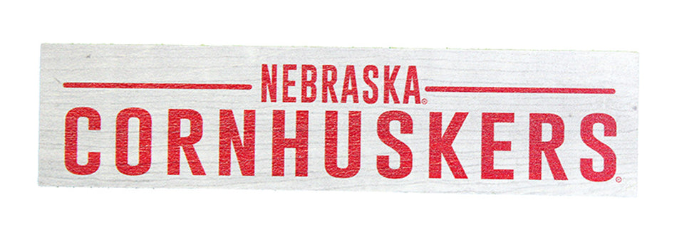 Nebraska Cornhuskers Block Magnet