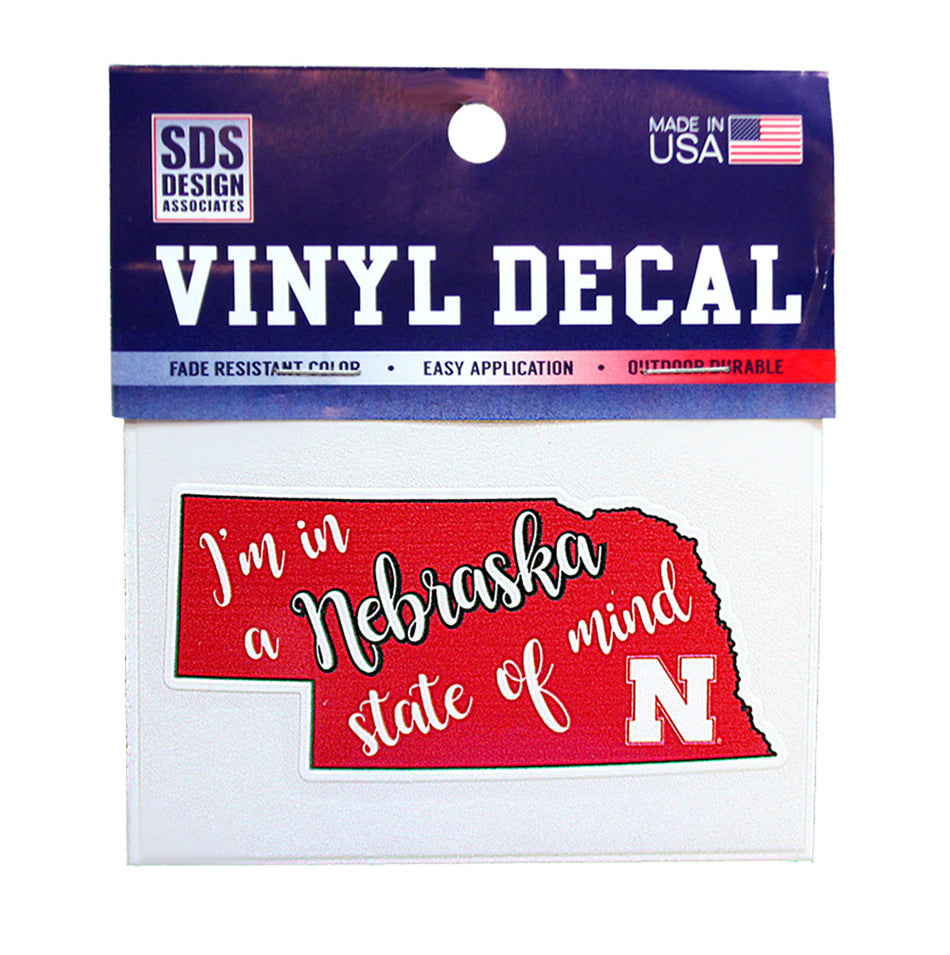 Nebraska State of Mind Decal