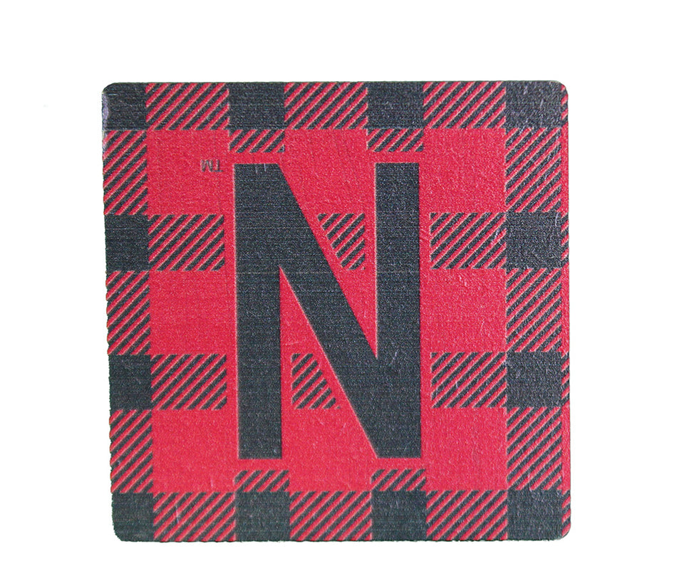 Buffalo Plaid Skinny N Wood Magnet