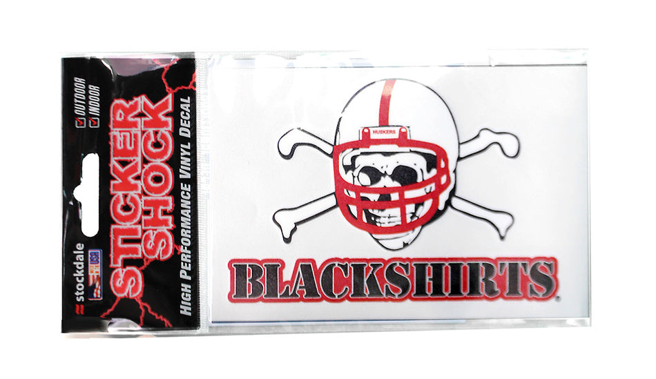 Nebraska Blackshirts Vinyl Decal