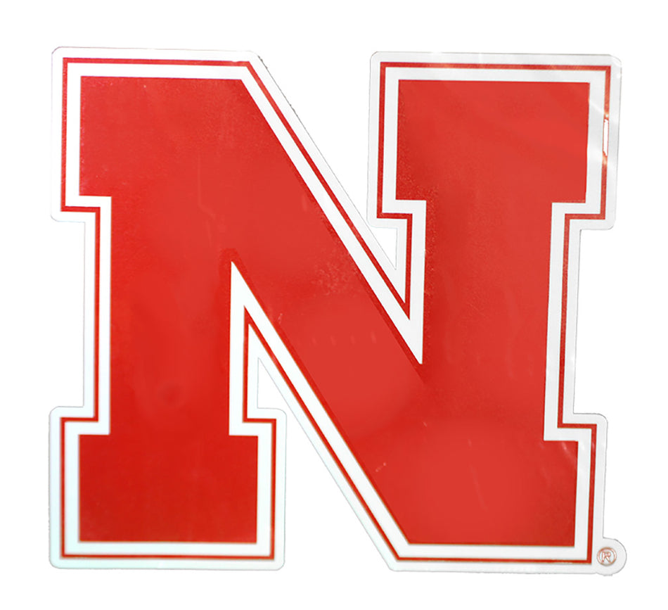 Nebraska 10 Inch Iron N Decal
