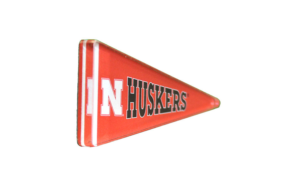 Nebraska Huskers Pennant Fridge Magnet