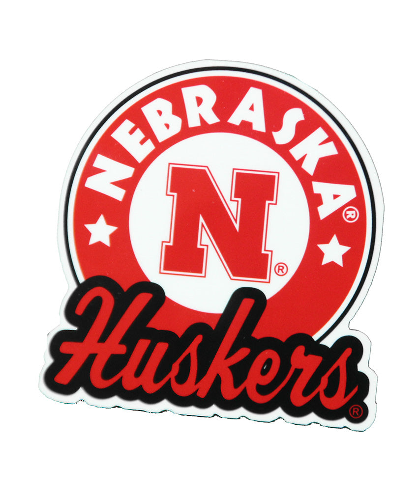 Nebraska Huskers Quincy Refrigerator Magnet