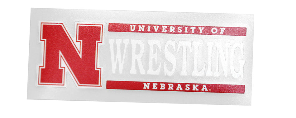Nebraska Wrestling Vinyl Decal