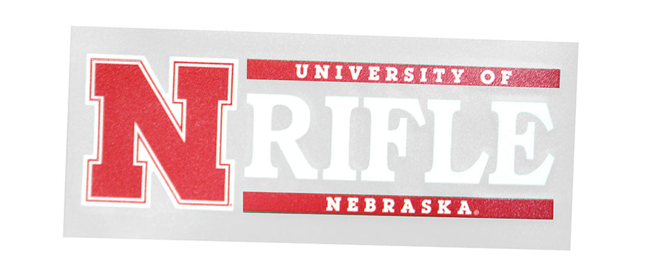 Nebraska Rifle Vinyl Decal