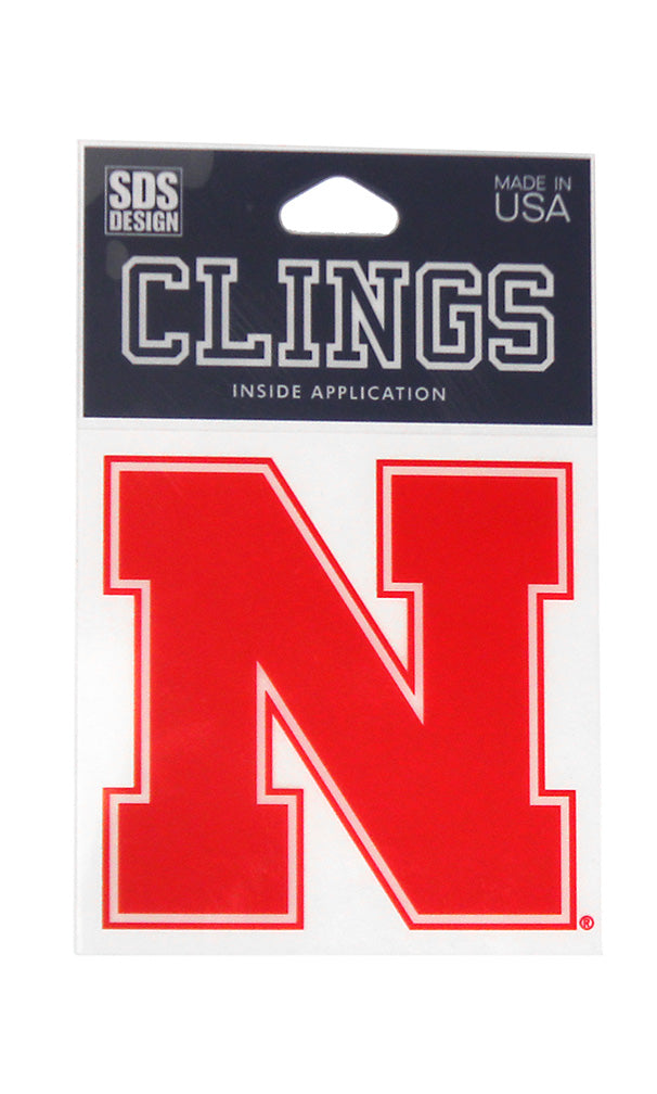 Nebraska N 3 Inch Window Cling