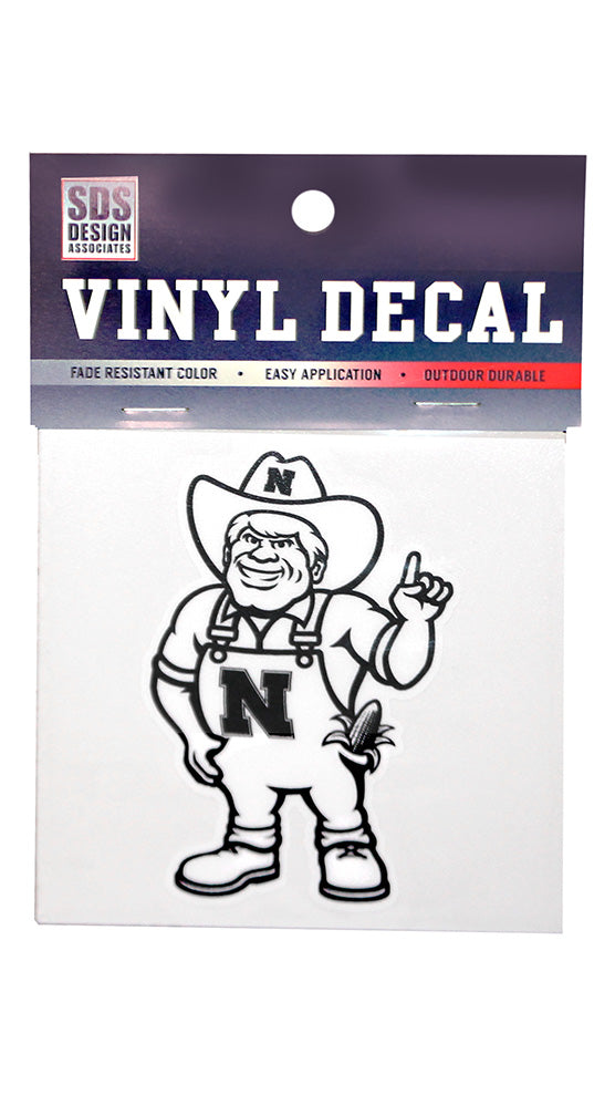 NEW HERBIE!  Ghost Herbie Husker 3 Inch Decal