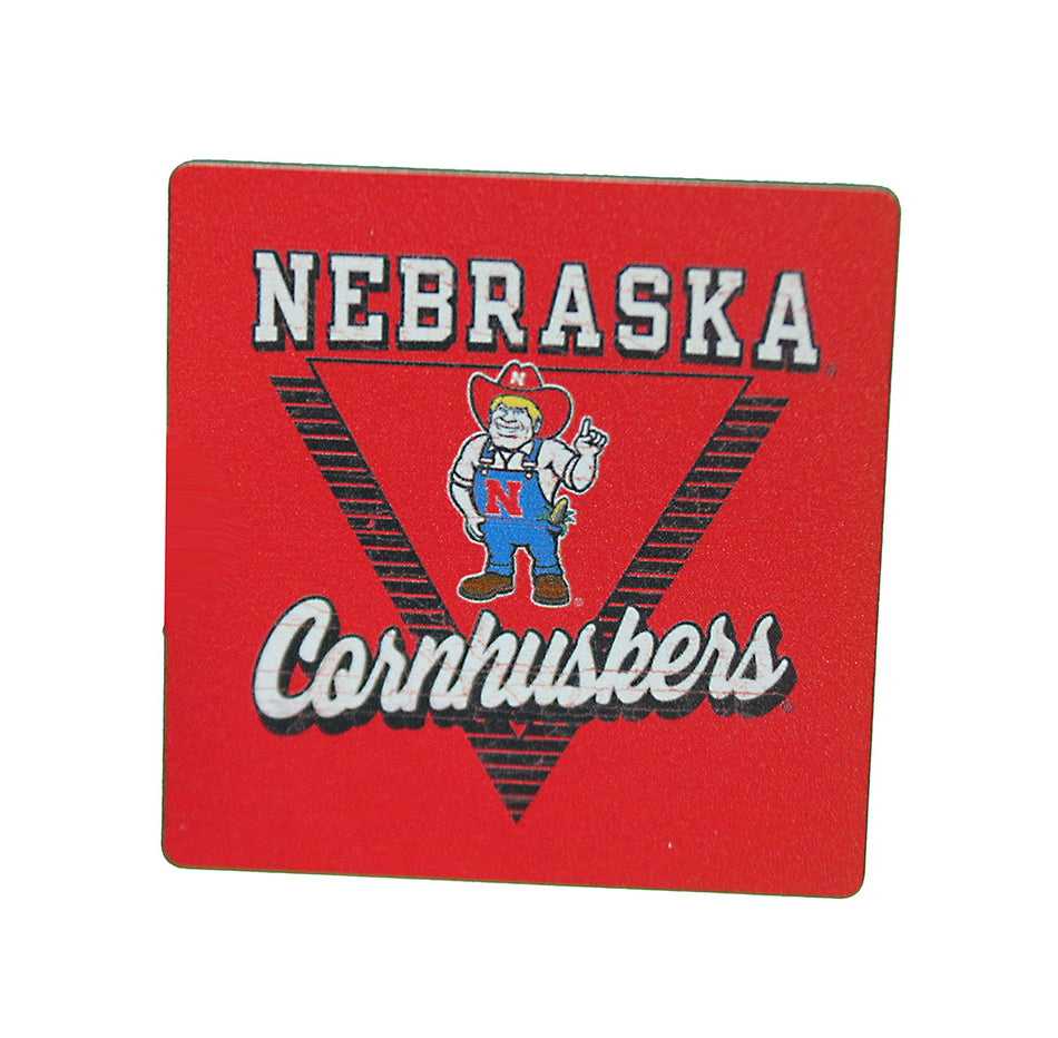 Nebraska Cornhuskers Herbie Wood Magnet