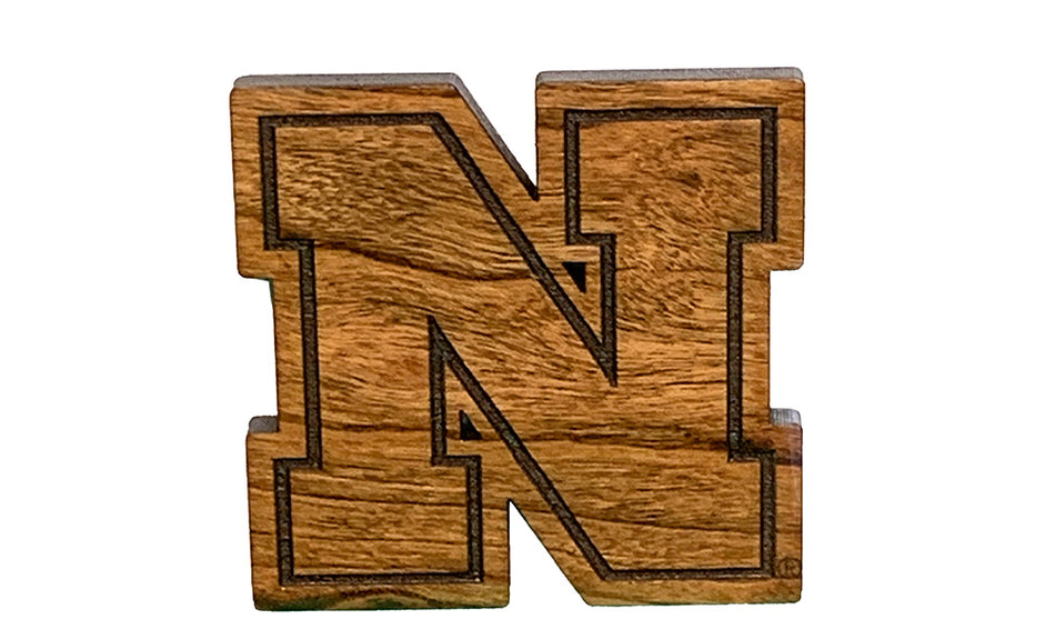 Nebraska Cherrywood Fridge Magnet