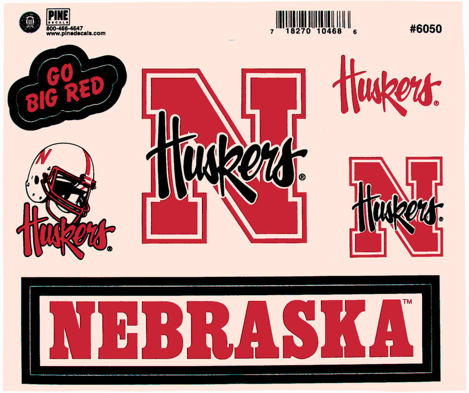 6 Pack Of Decals