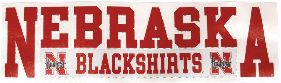 Nebraska Blackshirts Decal