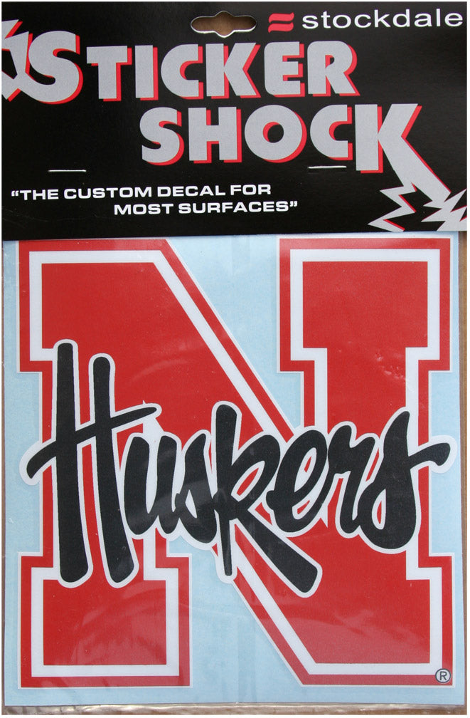 N Huskers Decal 5X6