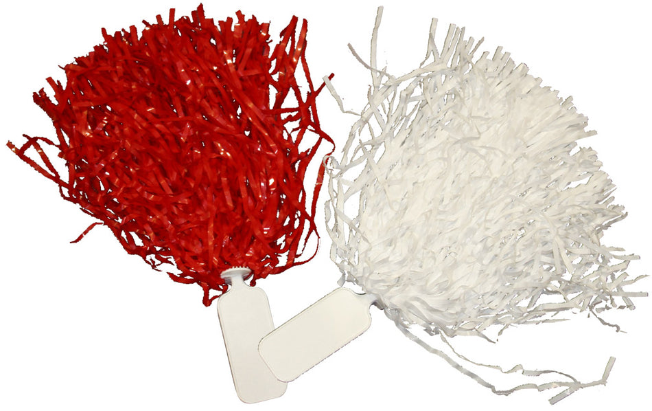 Red And White Pom Poms