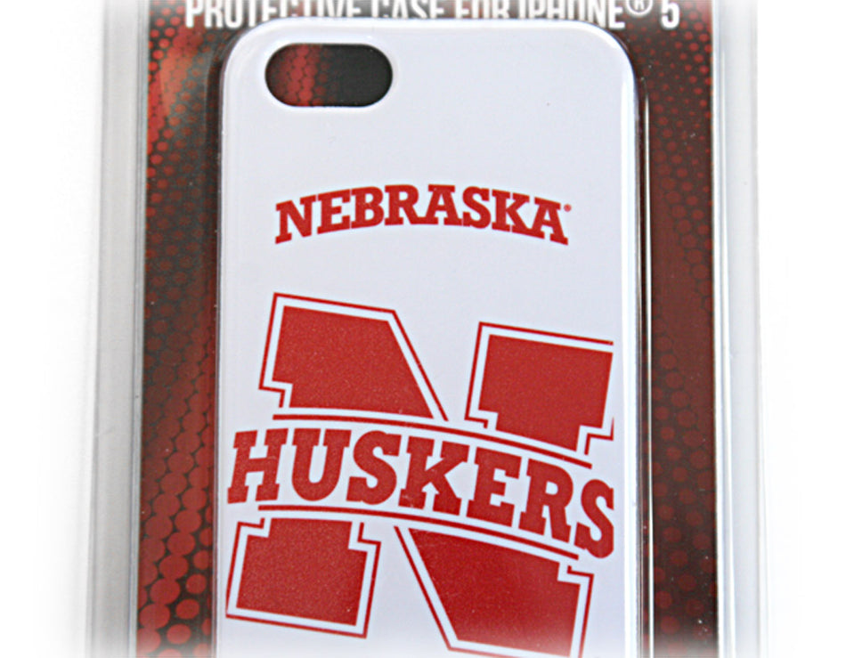 White iPhone 5 N Huskers Case
