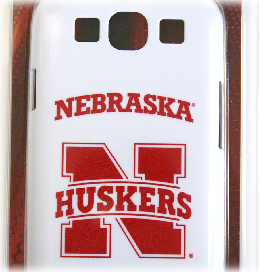 White Samsung Gal S3 N Huskers Case