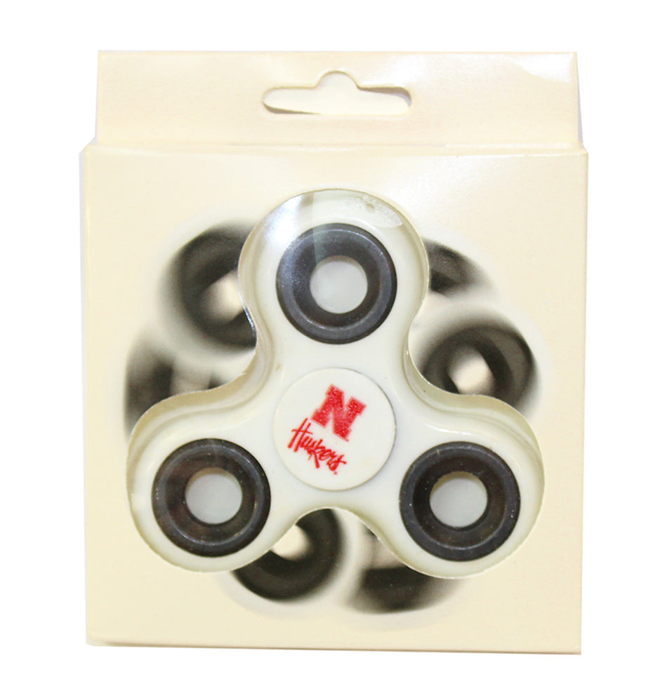 White N Huskers Stress Spinner