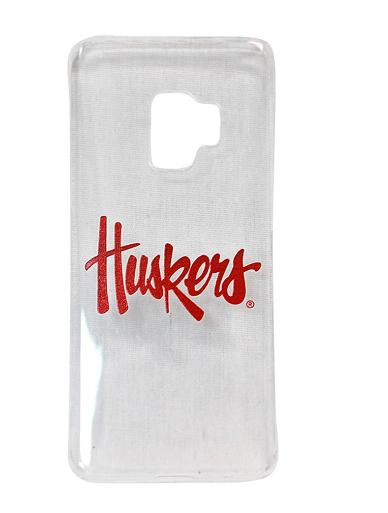 Huskers Clear Galaxy S9 Case