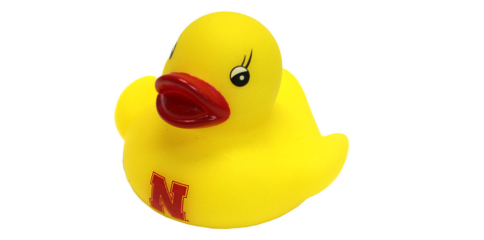 Nebraska Husker Rubber Ducky