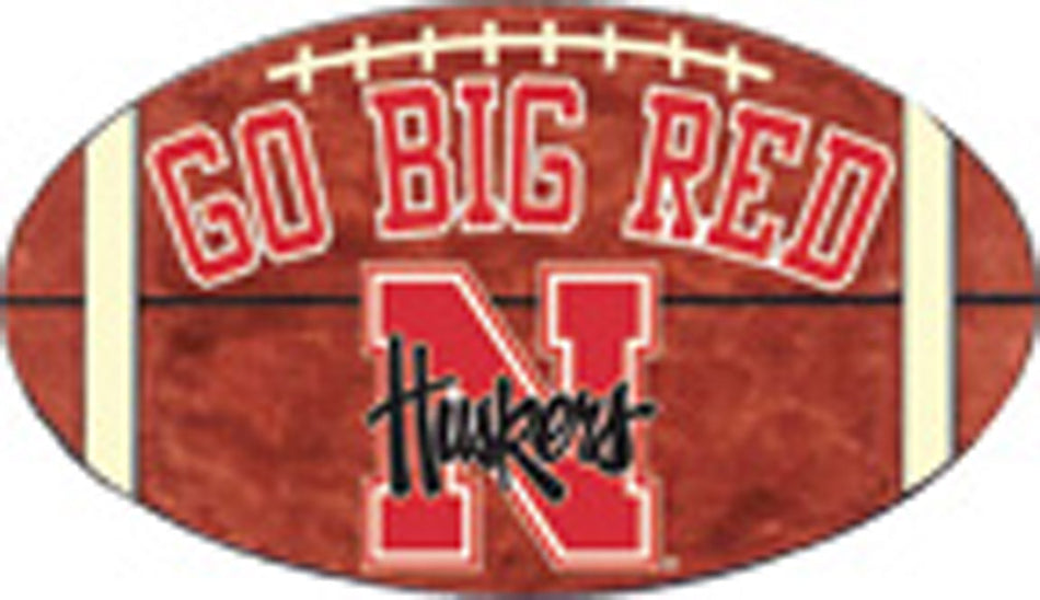 Go Big Red Wood Sign