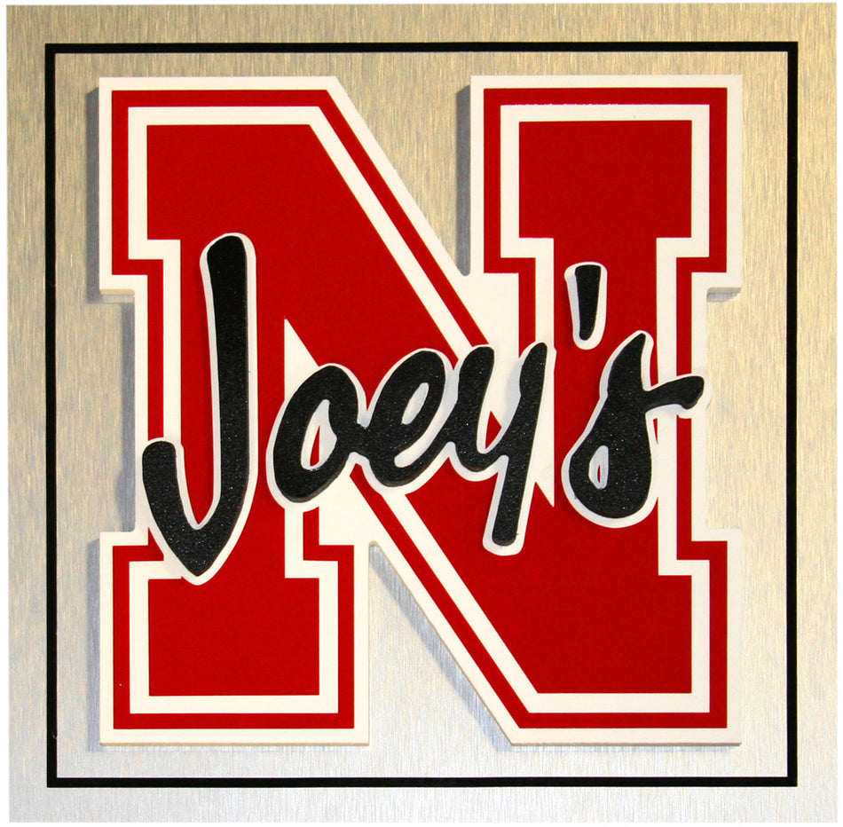 Husker Name Plate