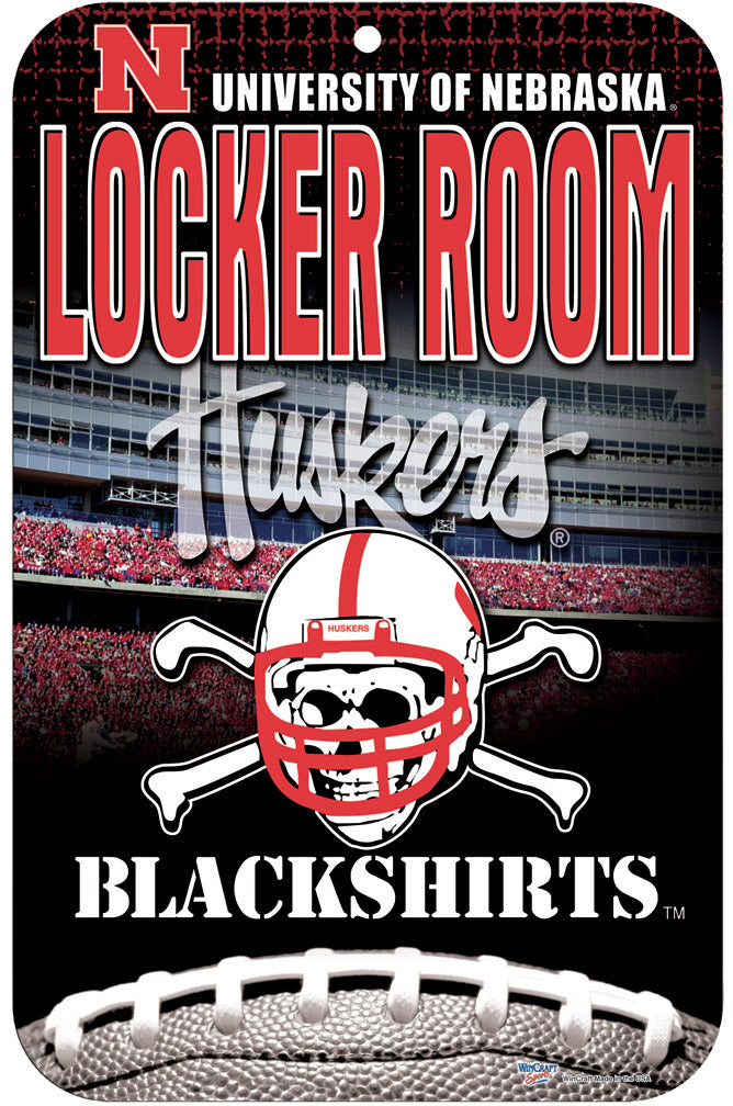 Blackshirts Locker Room Sign