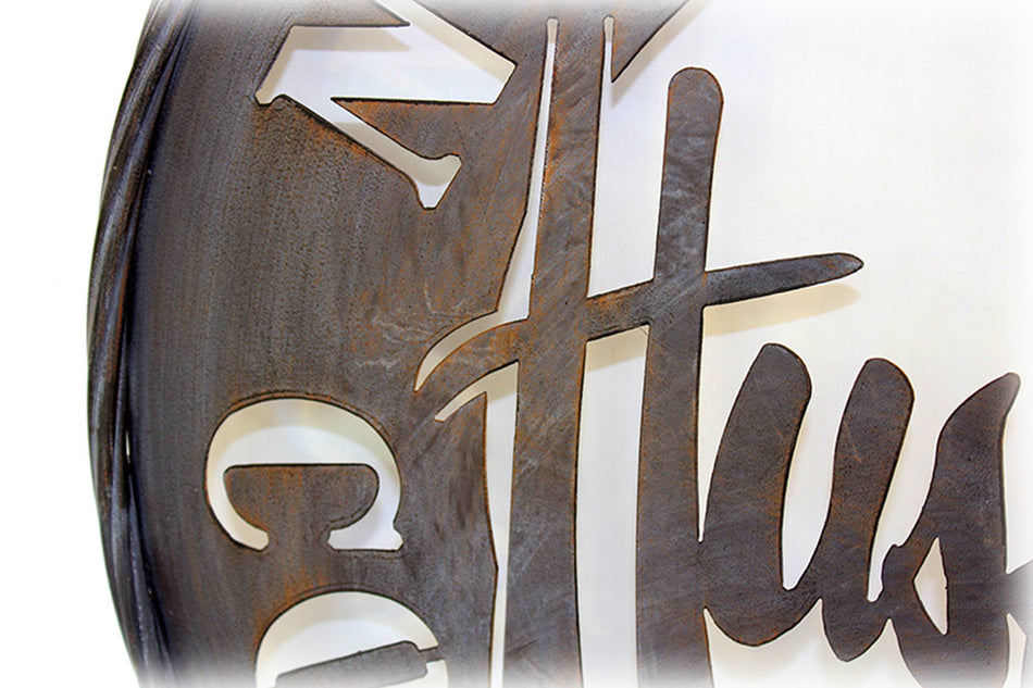 N Husker Metal Wall Sign