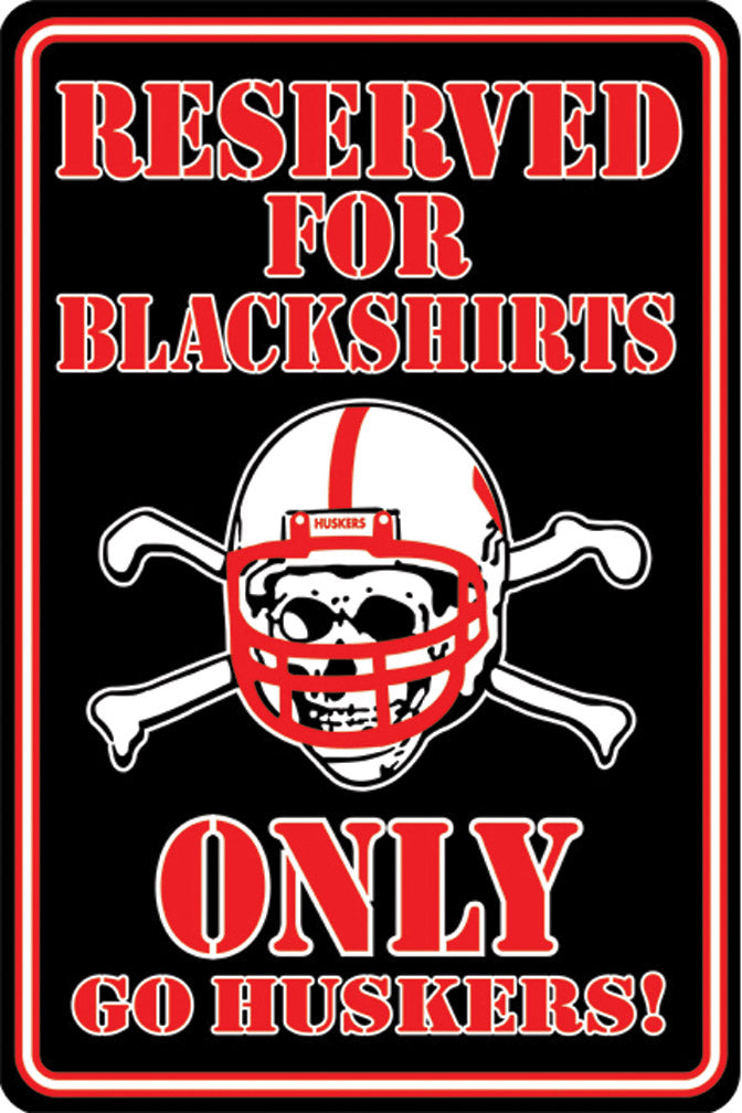 Blackshirts Reserved Sign