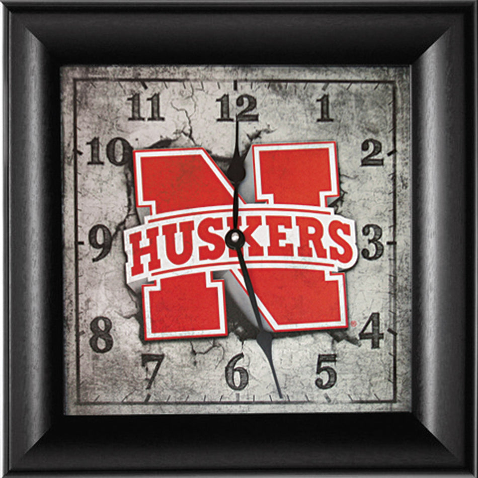 Break-Out Husker Clock