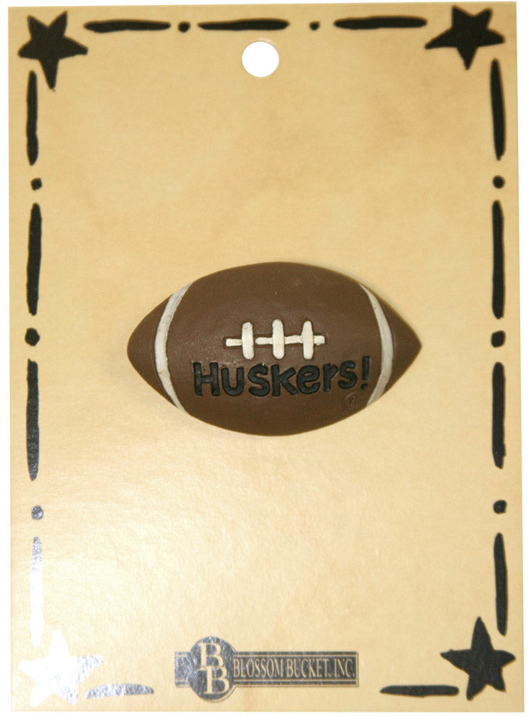 Huskers Football Pin