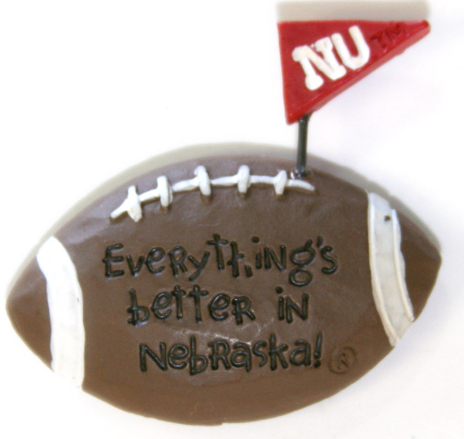 Pennant Football Magnets Set
