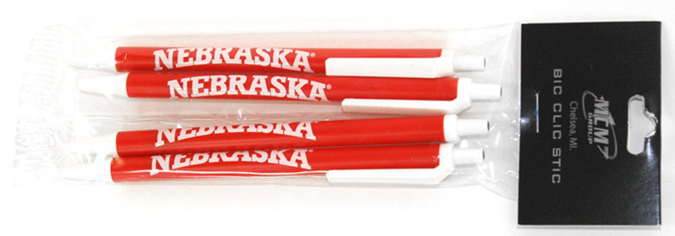 Huskers Bic Click Stick