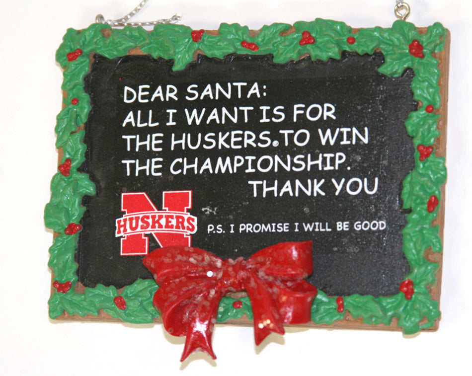 Husker Chalkboard Sign