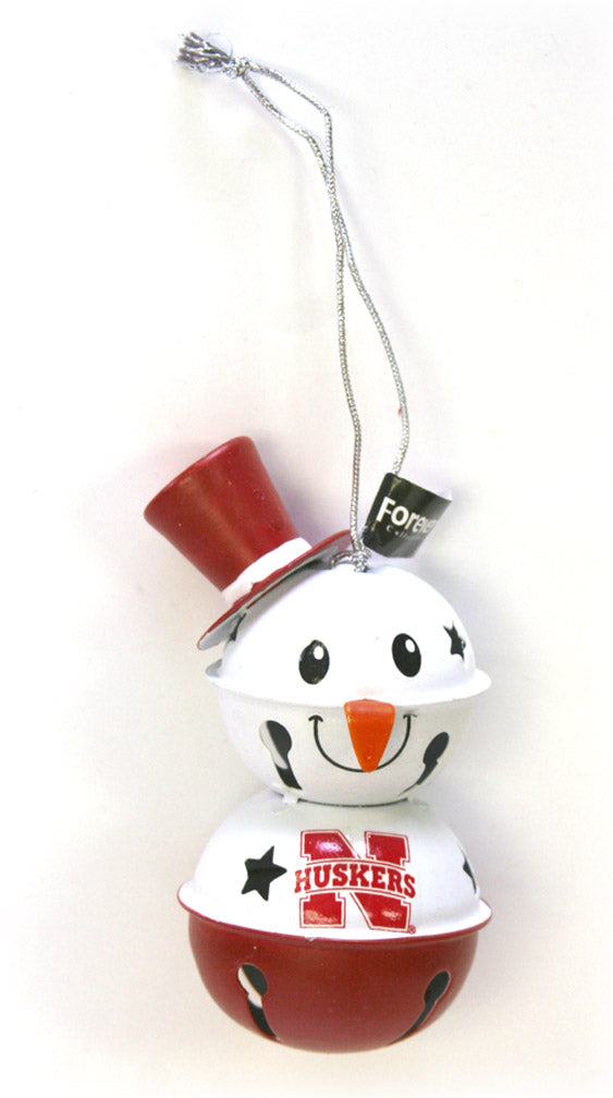 Huskers Snowman Bell