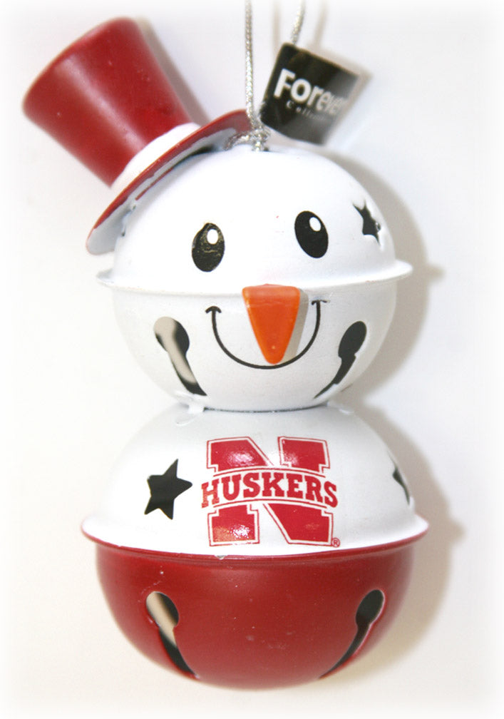 Huskers Snowman Bell