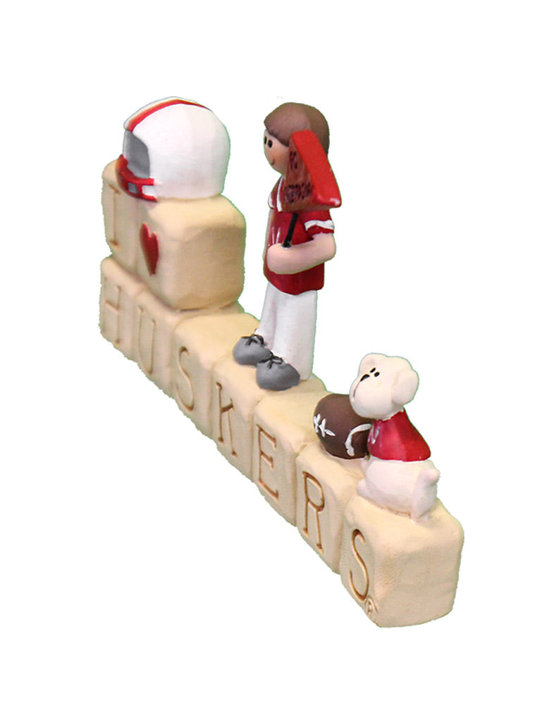I Heart Huskers Blocks and Figures