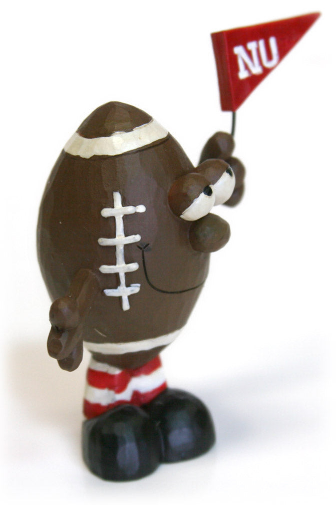 Mellow Husker Football with Pennant