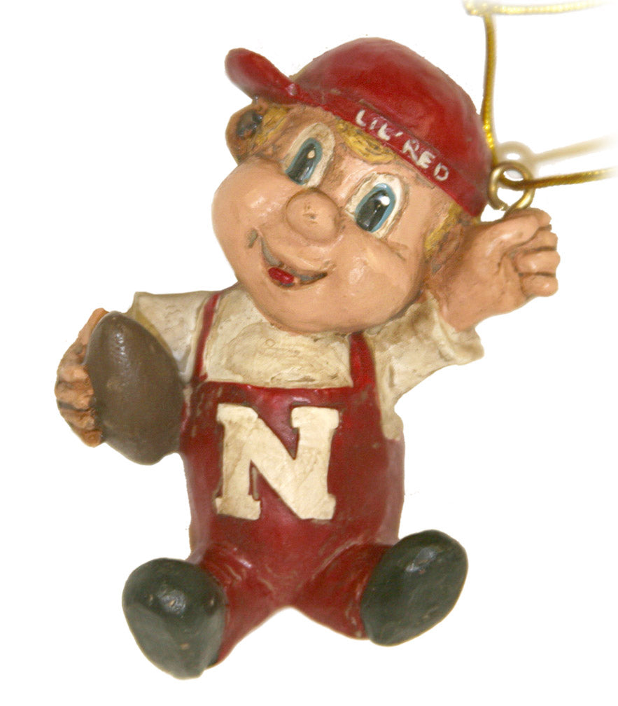 Lil Red Football Ornament