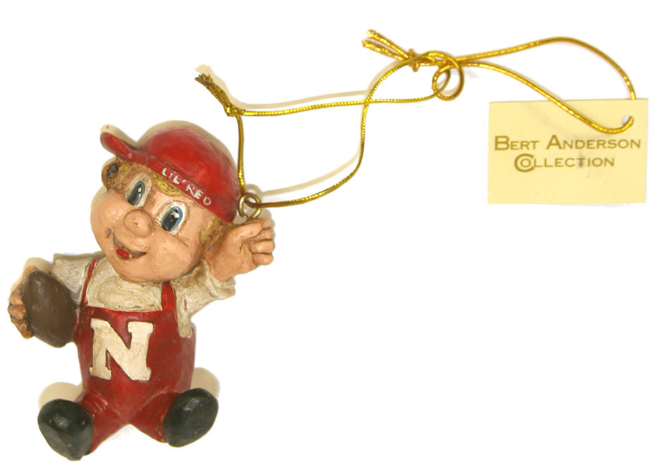 Lil Red Football Ornament