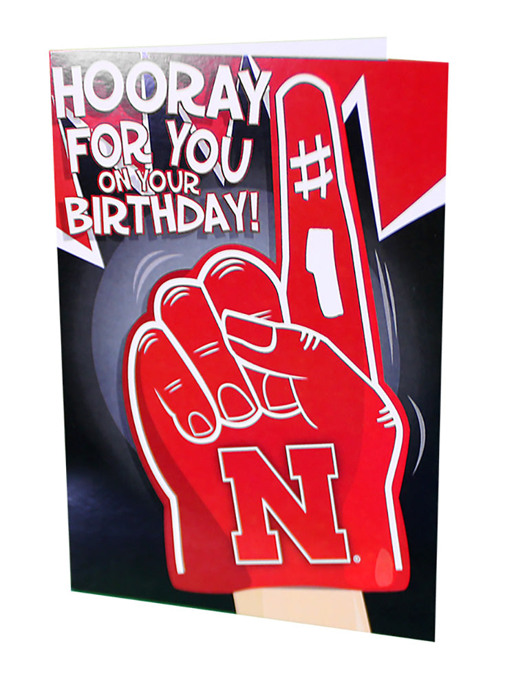 Huskers Birthday Card
