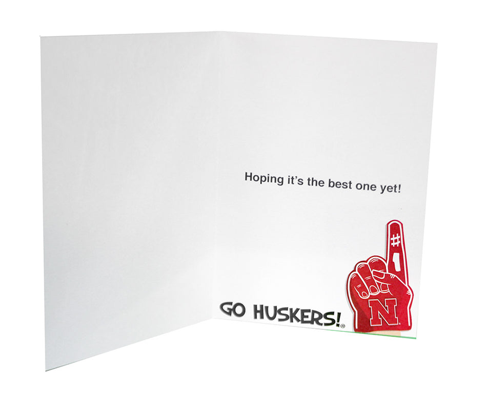Huskers Birthday Card