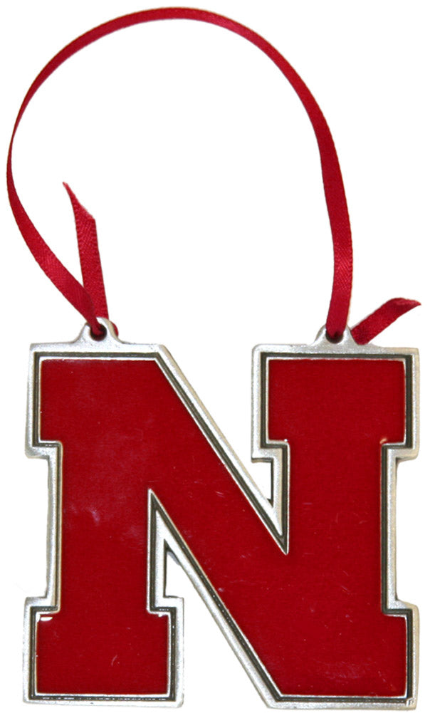 Iron N Red Ornament w/Ribbon