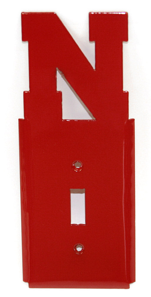 Red Iron N Light Switch Plate