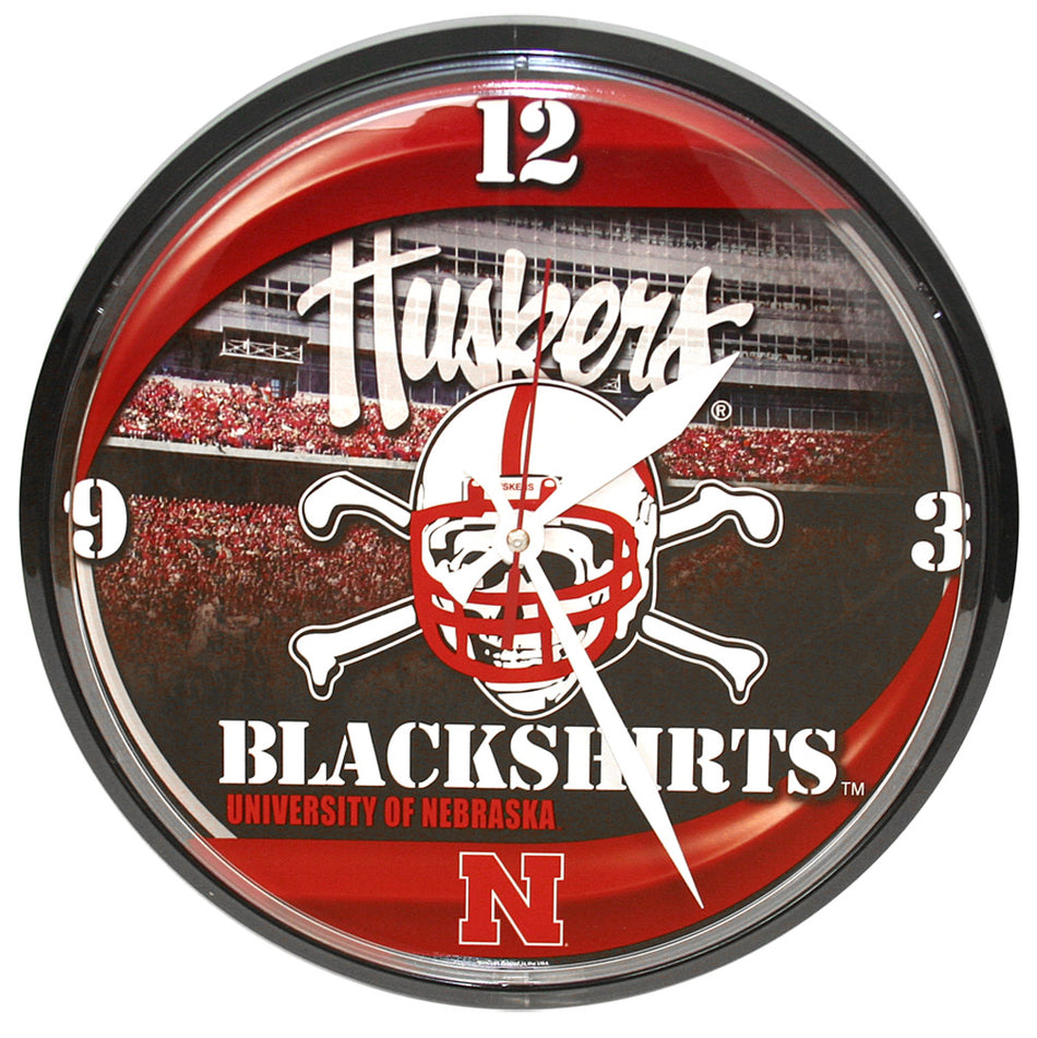 Blackshirts Round Clock